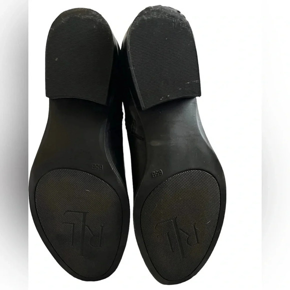 Lauren Ralph Lauren Black Mesi Boots Size 6.5 - Picture 11 of 12